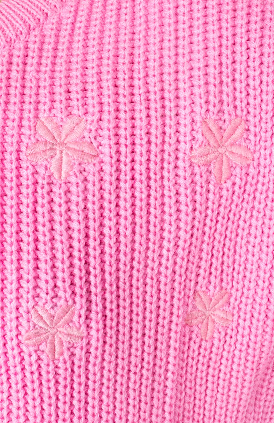 پلیور آستین افتاده با گلدوزی