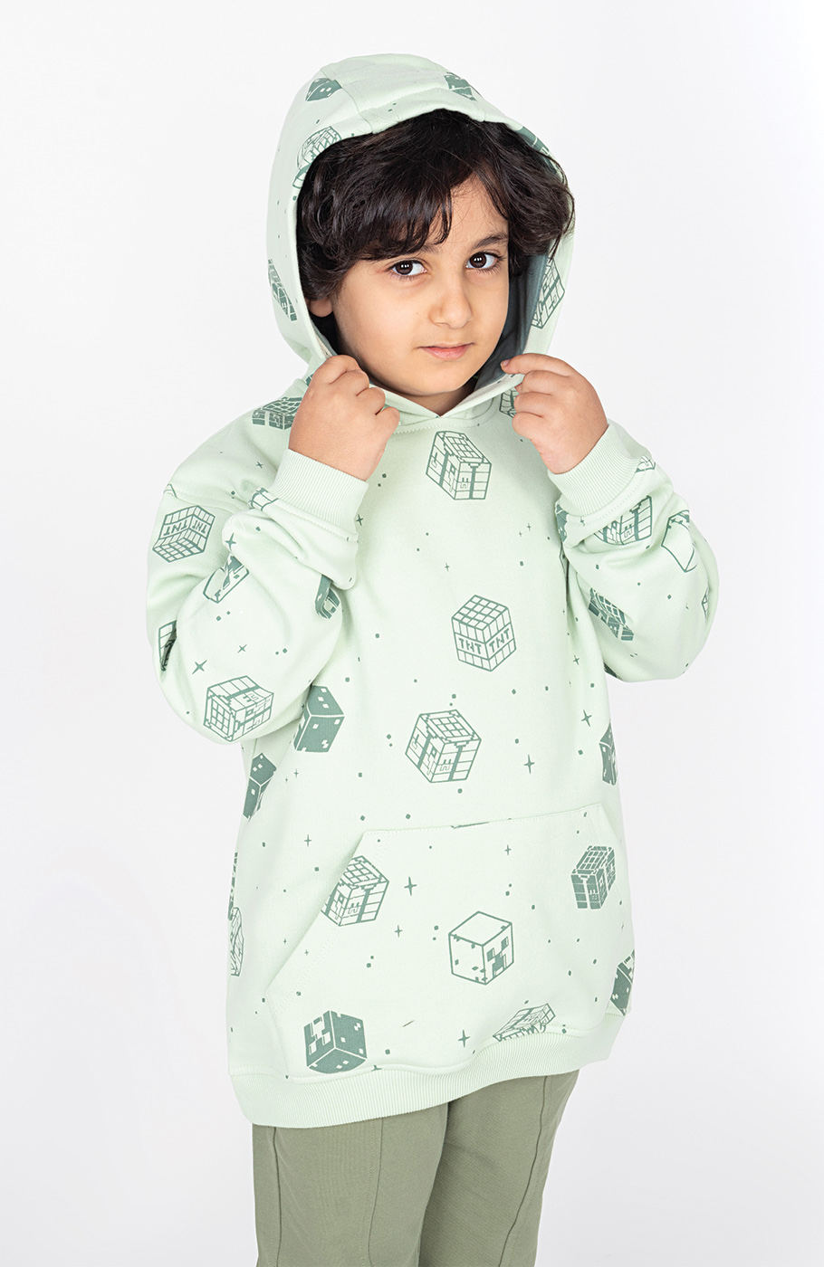 هودی دورس سه نخ خار خورده تمام چاپ