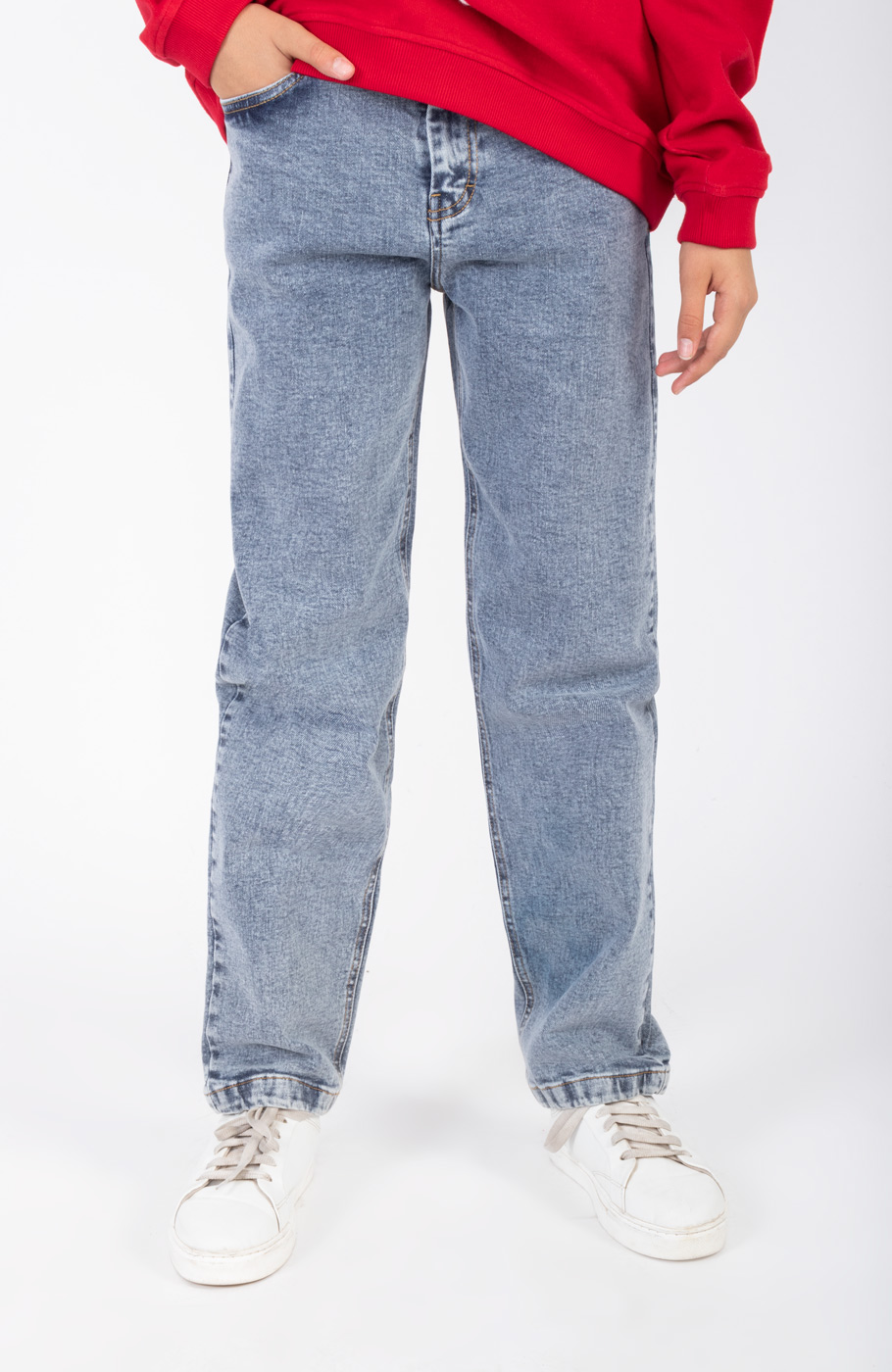 شلوار جین دمپا ساسون دار