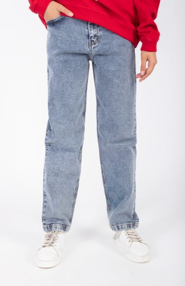 شلوار جین دمپا ساسون دار