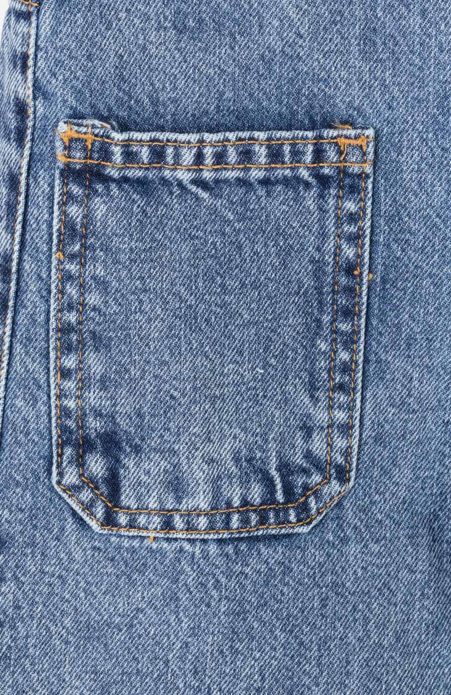 شلوار جین بگی جلو جیب دار 