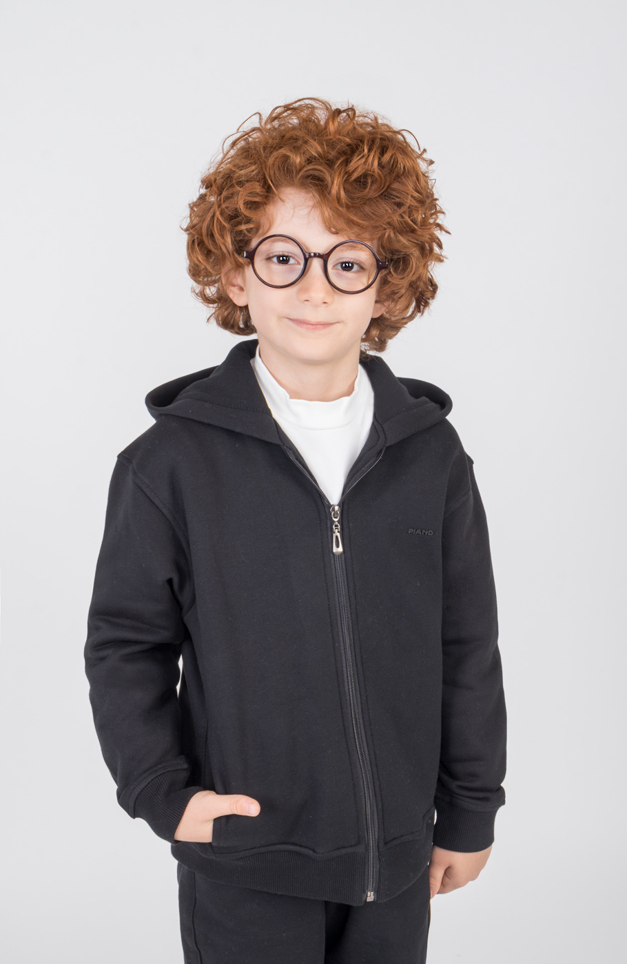 سوییت شرت دورس سه نخ فاقد جنسیت (ست با کد 11414)