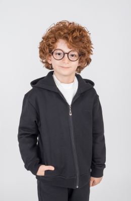 سوییت شرت دورس سه نخ فاقد جنسیت (ست با کد 11414)