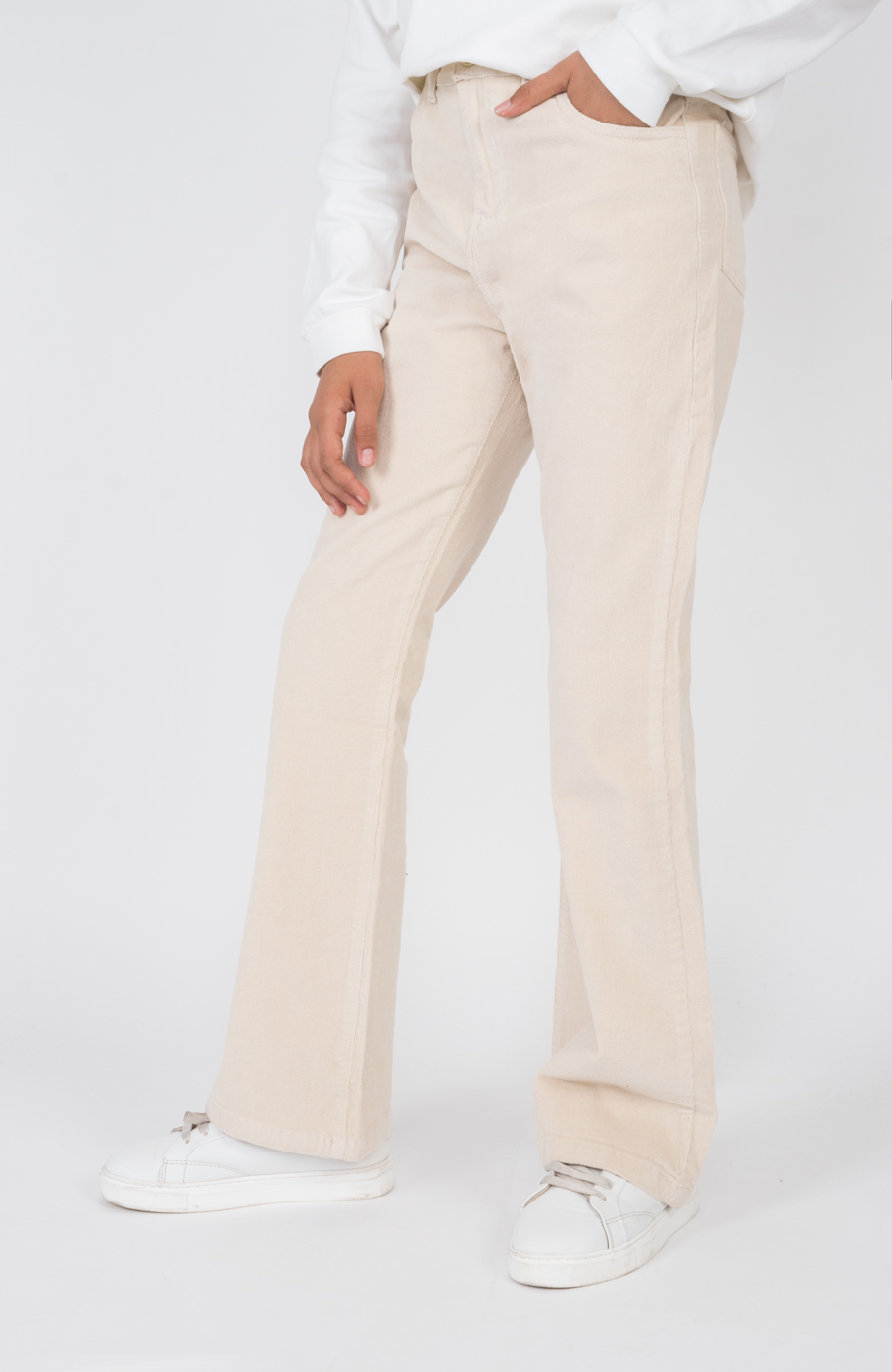 شلوار مخمل کبریتی فلر