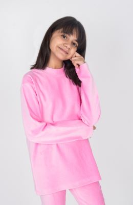 بلوز مخمل کبریتی یقه سه سانت