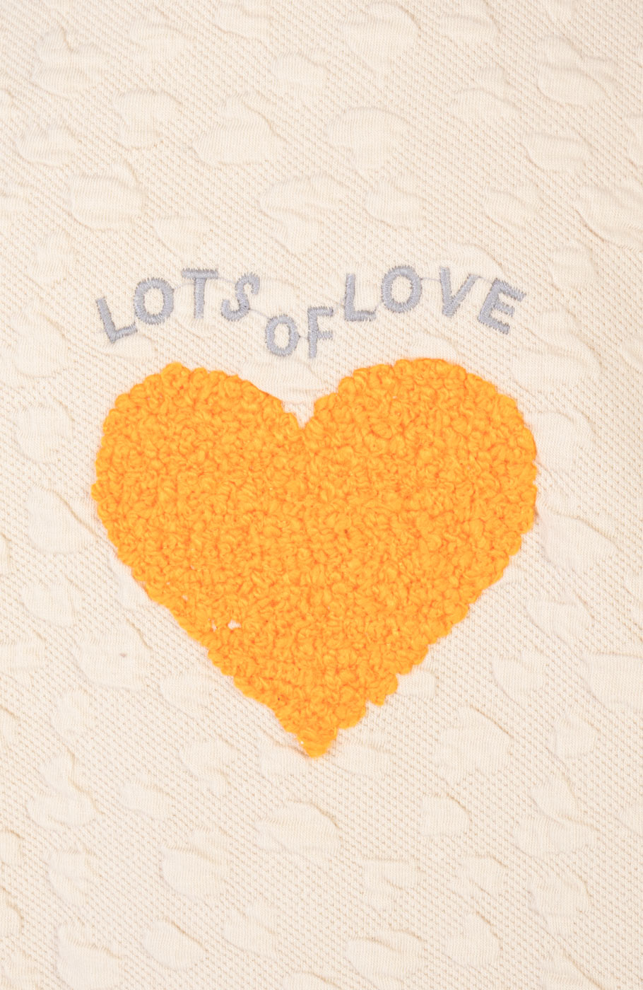 بلوز ژاکارد قلبی ریز