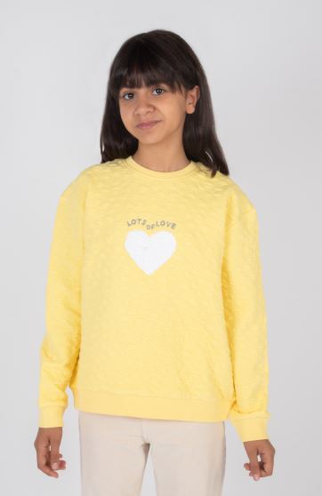 بلوز ژاکارد قلبی ریز