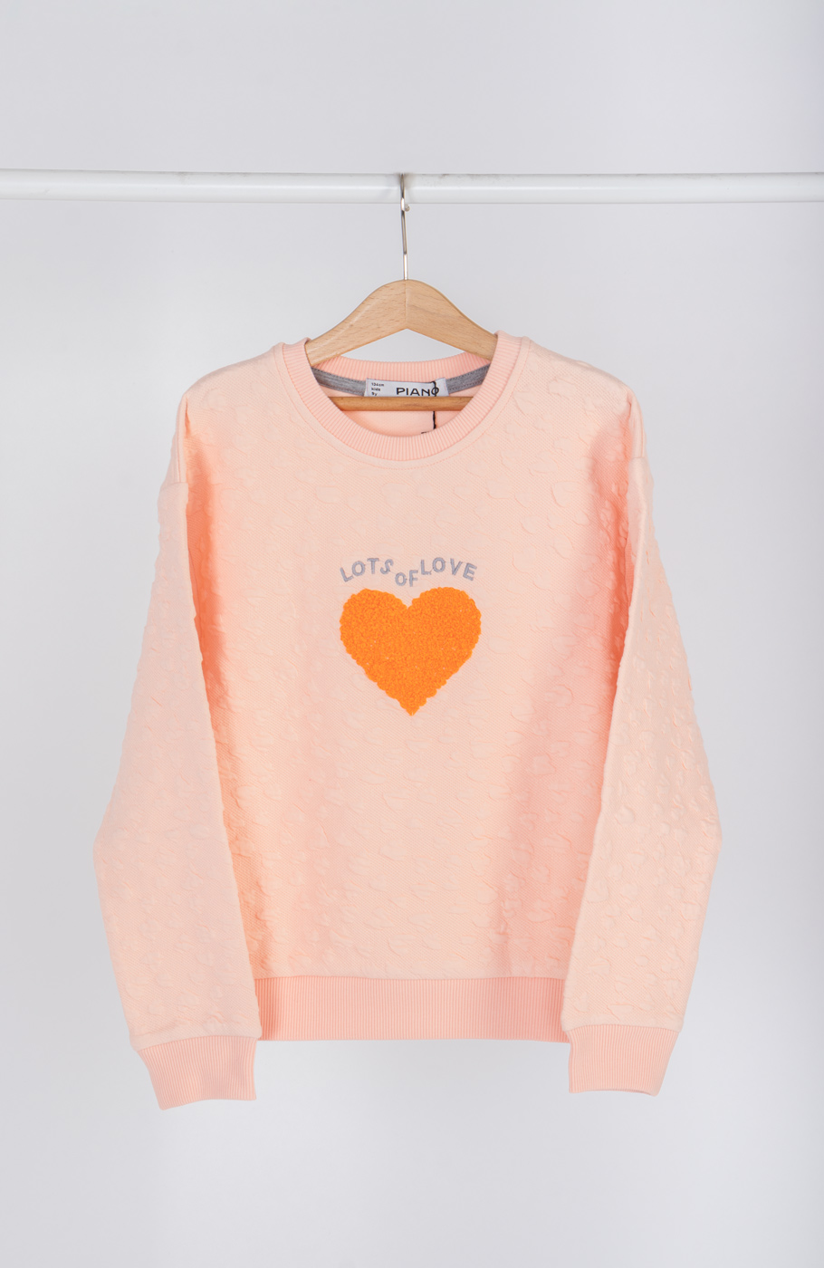 بلوز ژاکارد قلبی ریز