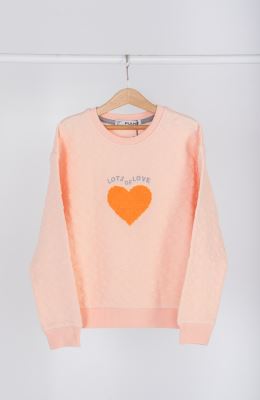 بلوز ژاکارد قلبی ریز