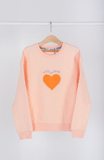 بلوز ژاکارد قلبی ریز