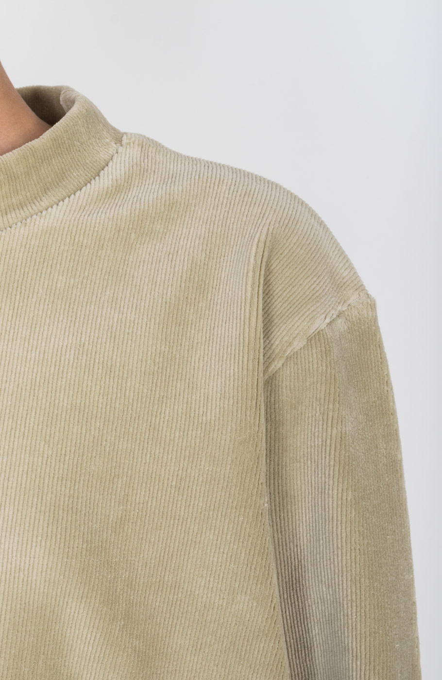 بلوز مخمل کبریتی یقه سه سانت