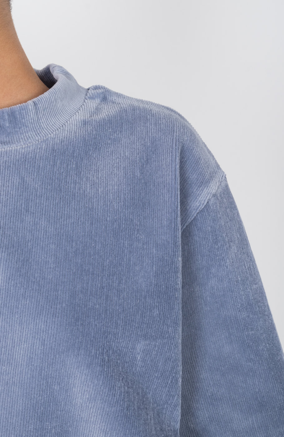 بلوز مخمل کبریتی یقه سه سانت