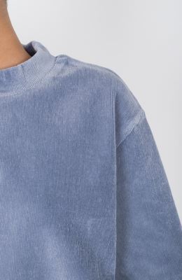 بلوز مخمل کبریتی یقه سه سانت