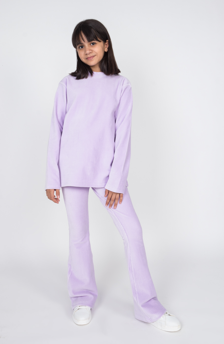 بلوز مخمل کبریتی یقه سه سانت