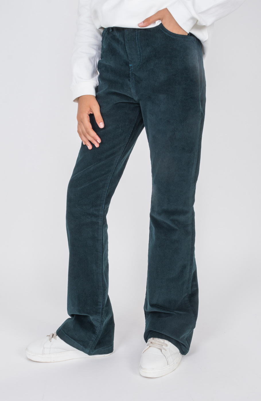 شلوار مخمل کبریتی فلر