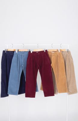 شلوار مخمل پیلی دار