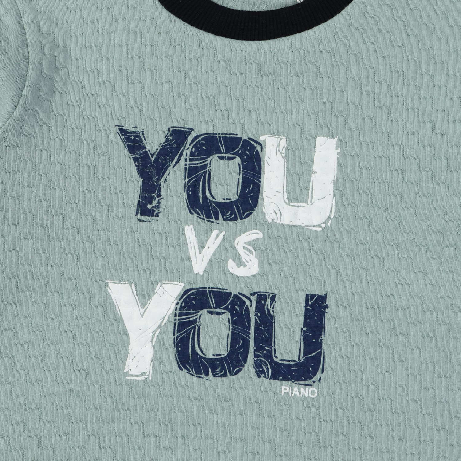 بلوز ژاکارد با یقه و مچ و دمپا نارنگ