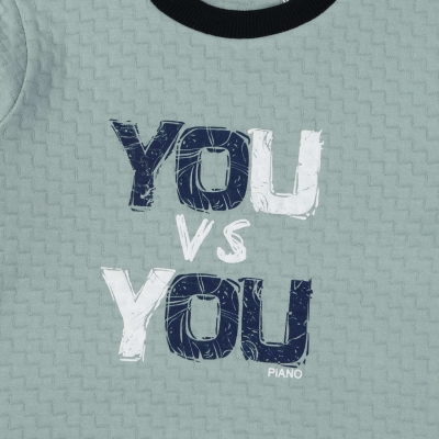 بلوز ژاکارد با یقه و مچ و دمپا نارنگ