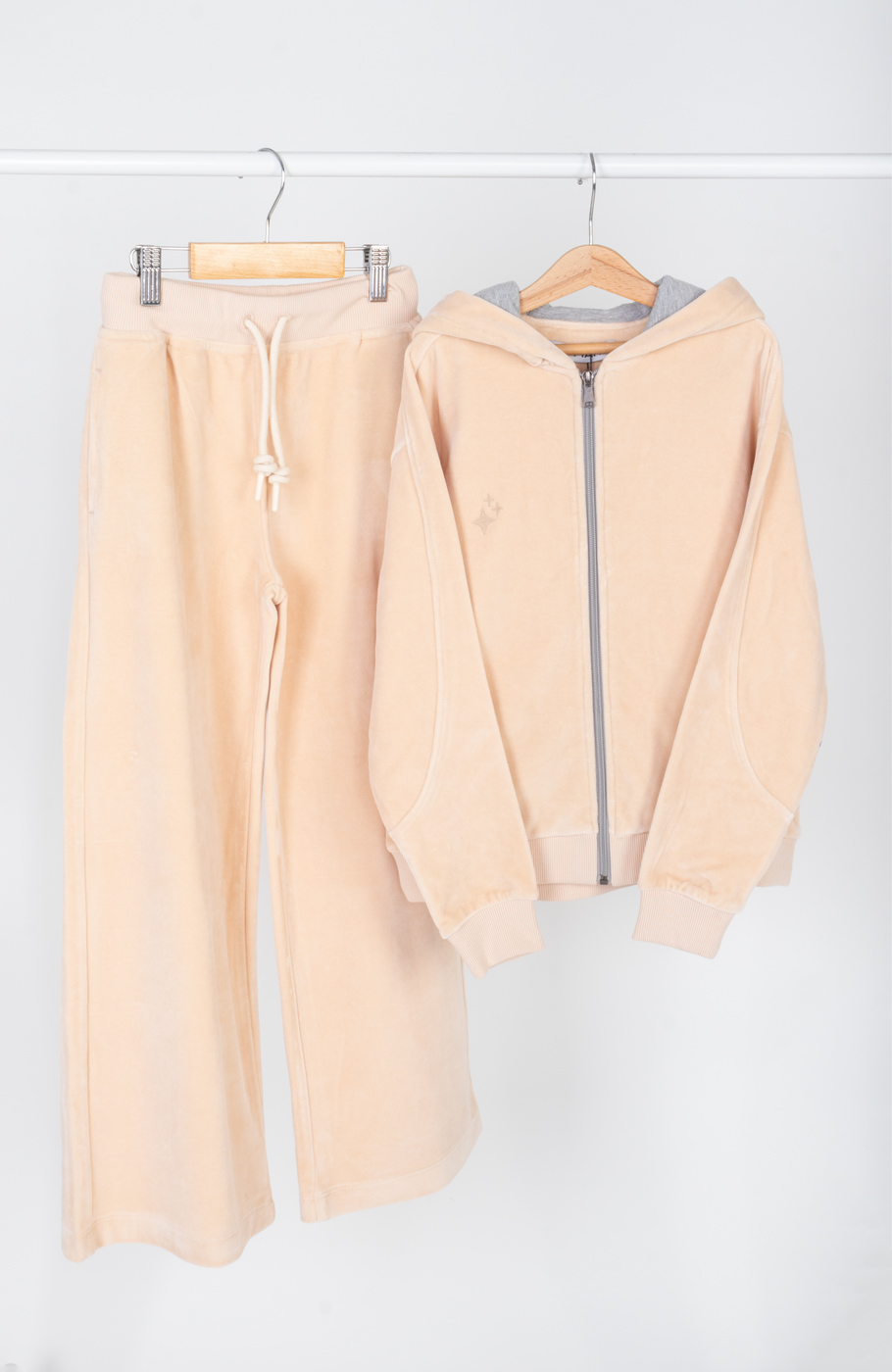 سوییت شرت مخمل برش دار (ست با کد 10739)