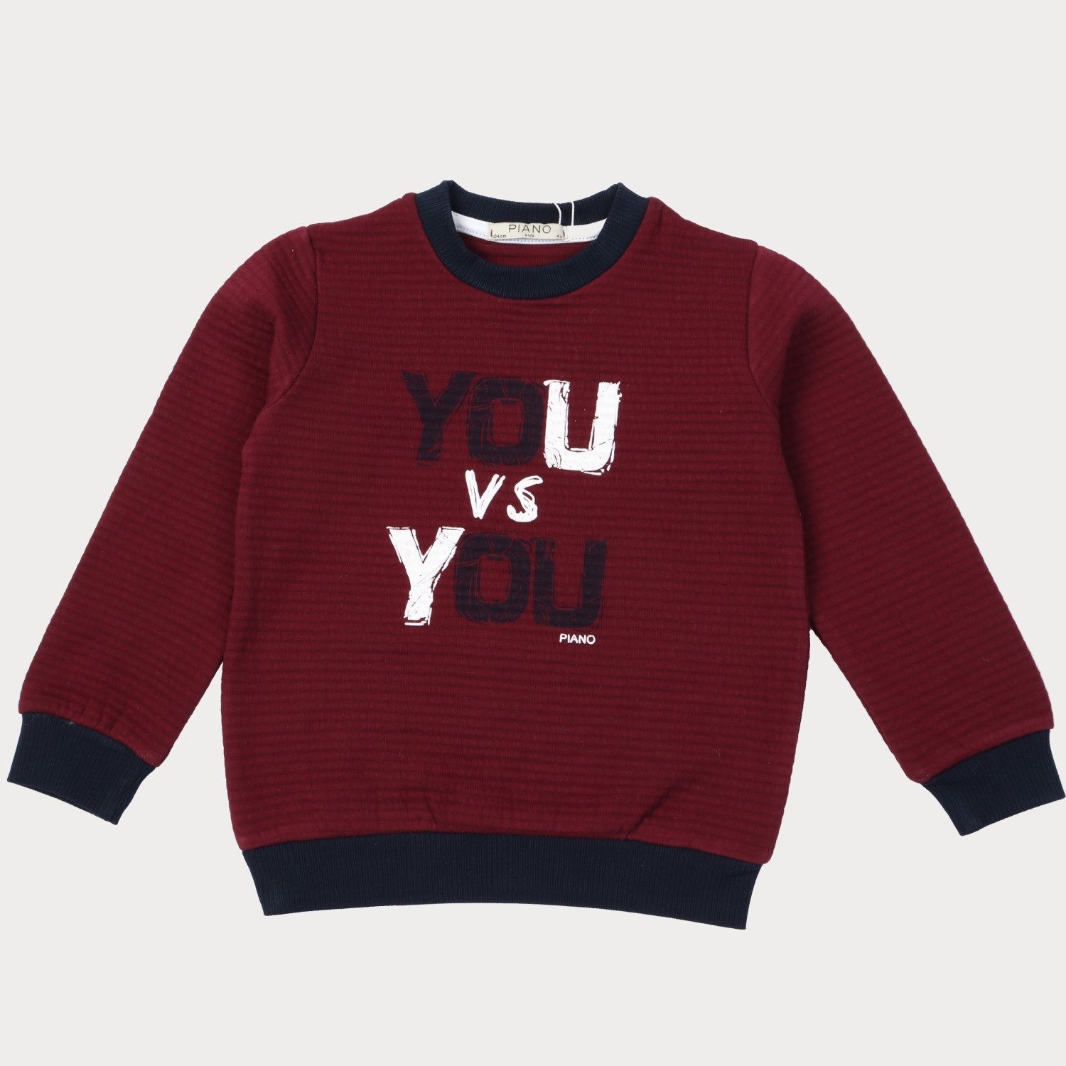 بلوز ژاکارد با یقه و مچ و دمپا نارنگ