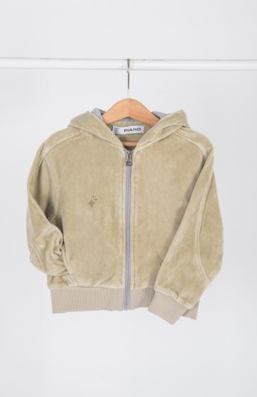 سوییت شرت مخمل برش دار (ست با کد 10737)