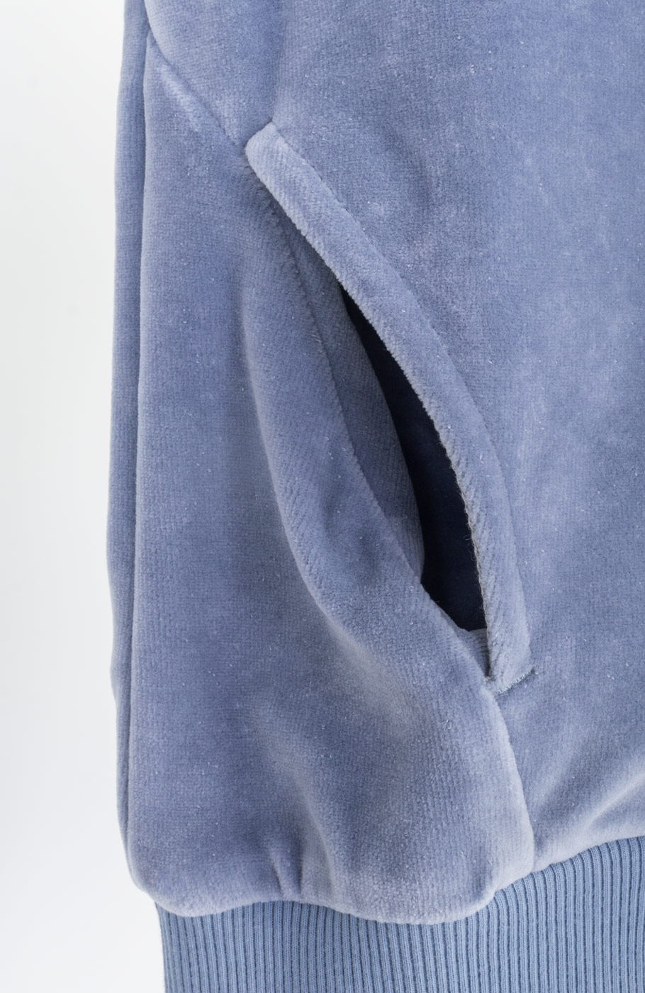 سوییت شرت مخمل برش دار (ست با کد 10739)