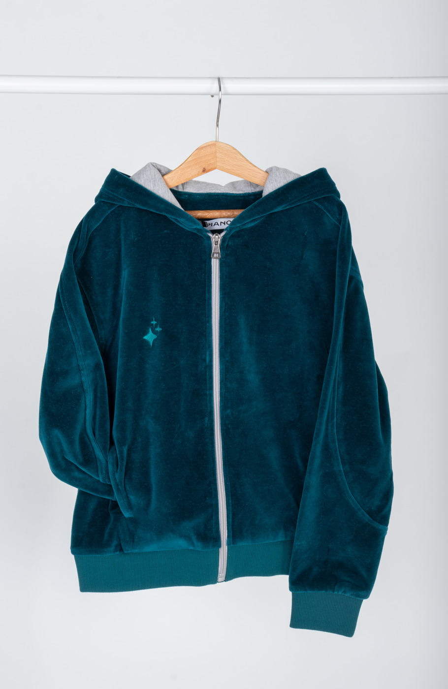 سوییت شرت مخمل برش دار (ست با کد 10739)