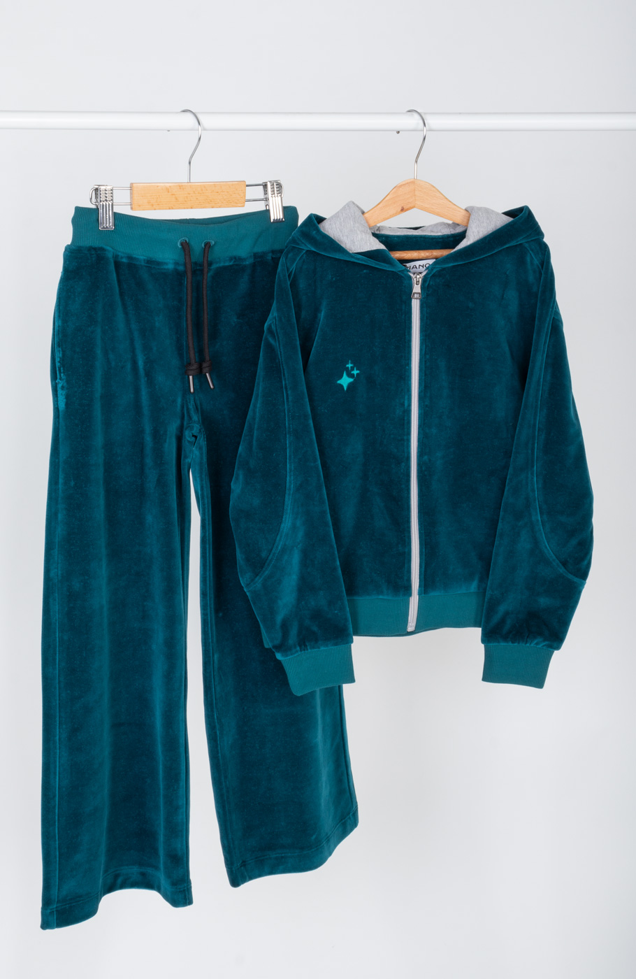 سوییت شرت مخمل برش دار (ست با کد 10739)