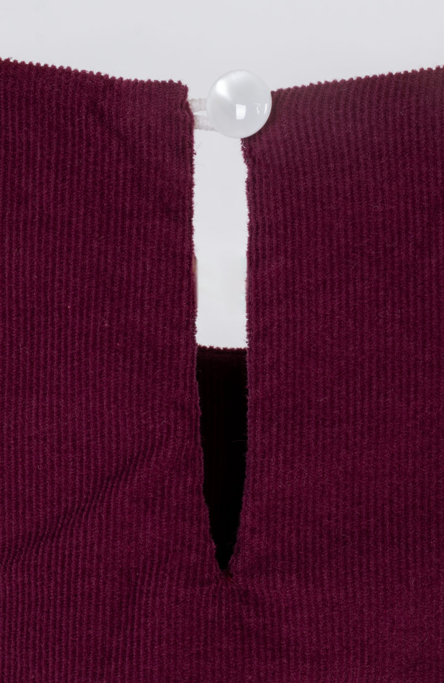 پیراهن مخمل کبریتی آستین بلند