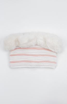 کلاه بره و رینگ بافت لبه خزه دار