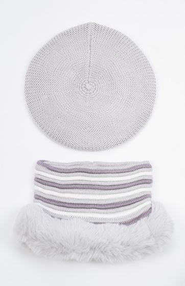 کلاه بره و رینگ بافت لبه خزه دار