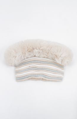 کلاه بره و رینگ بافت لبه خزه دار