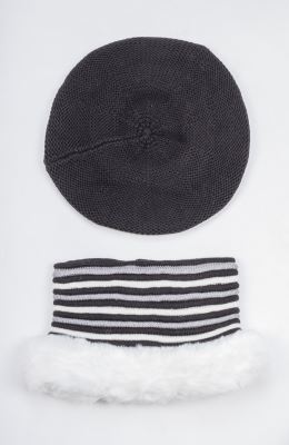 کلاه بره و رینگ بافت لبه خزه دار