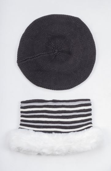 کلاه بره و رینگ بافت لبه خزه دار