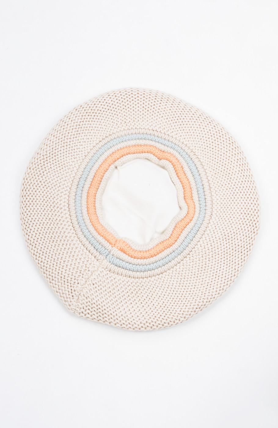 کلاه بره و رینگ بافت لبه خزه دار