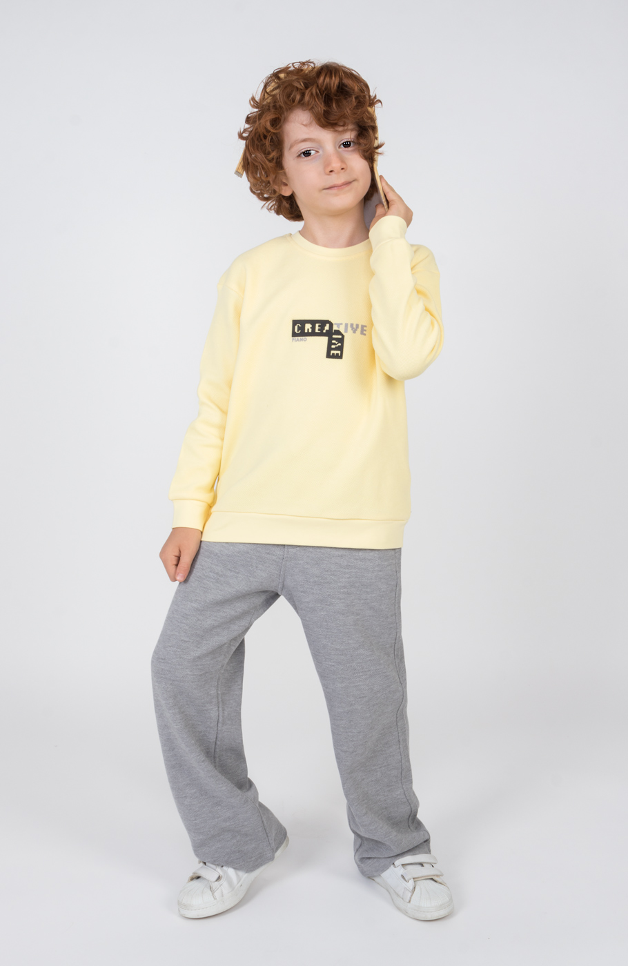 بلوز جودان آستین افتاده (ست با کد 11418)