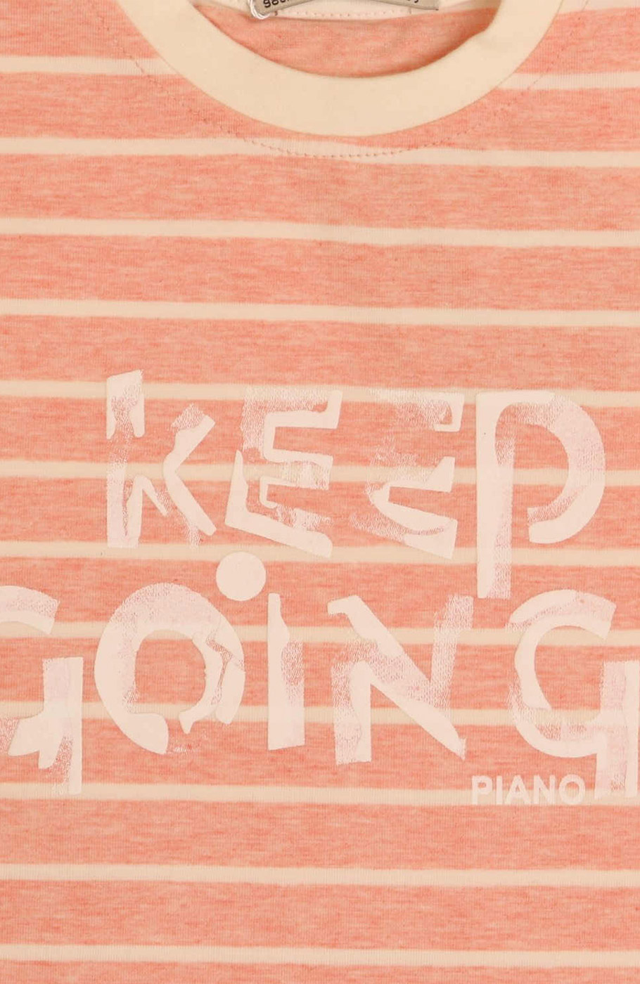 بلوز یکرو لایکرا ملانژ رنگی راه راه