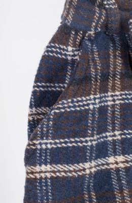 شلوارک فلانل پیلی دار