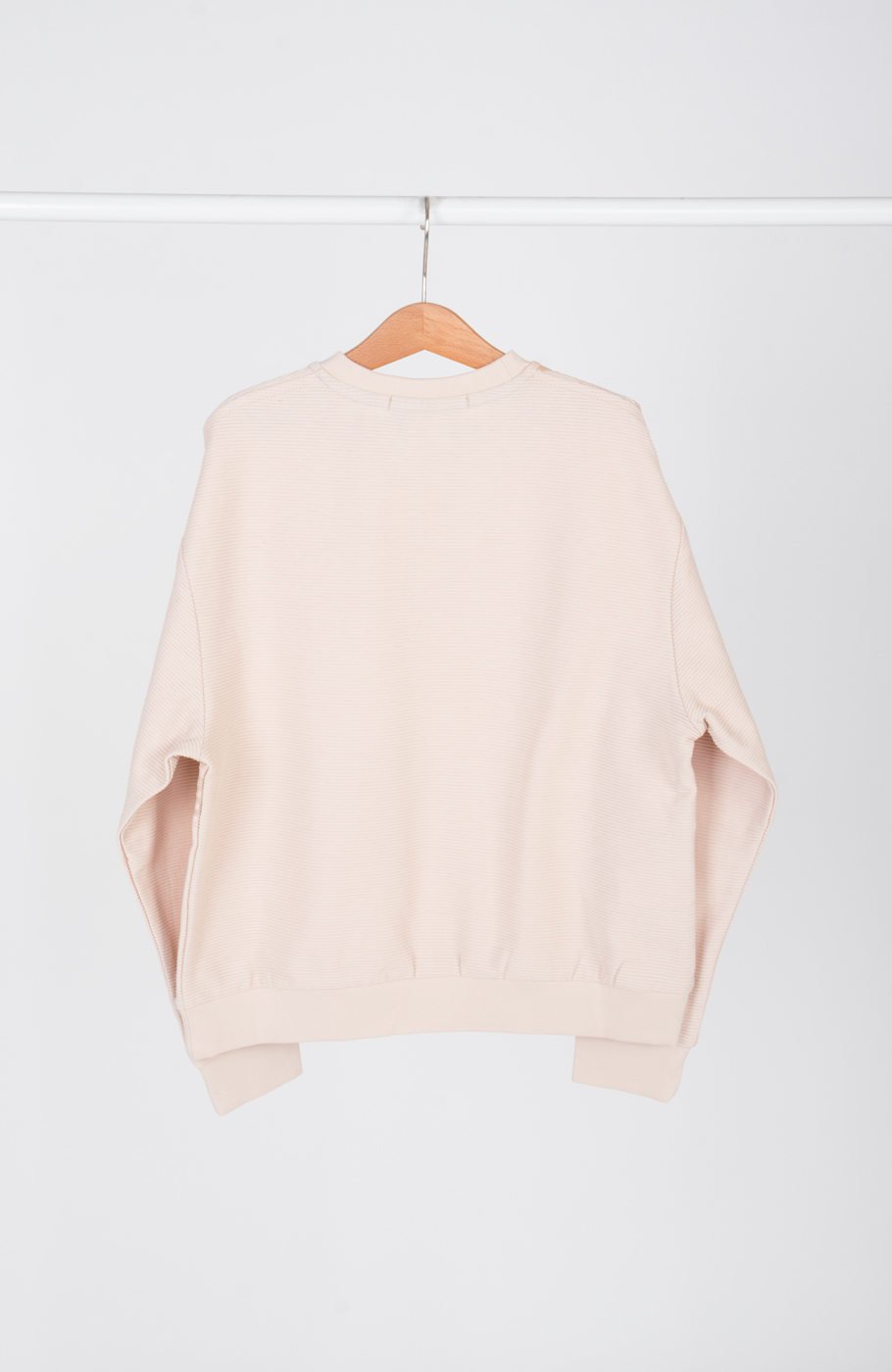 بلوز یکرو پنبه کبریتی آستین افتاده(ست با کد 10706)