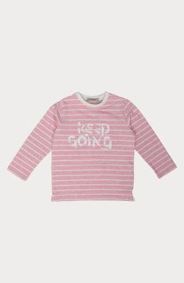 بلوز یکرو لایکرا ملانژ رنگی راه راه