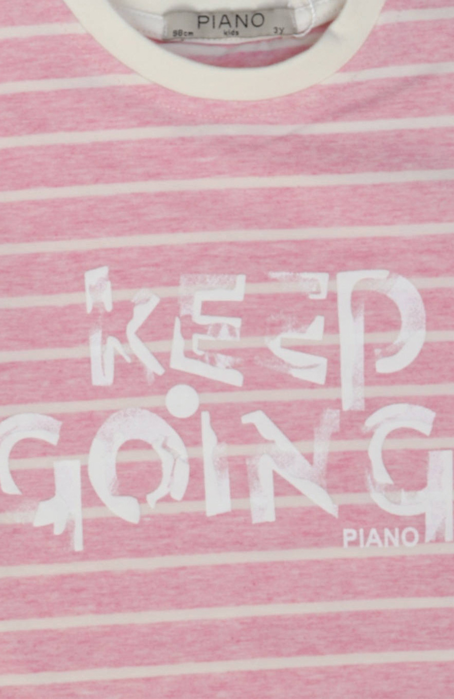 بلوز یکرو لایکرا ملانژ رنگی راه راه