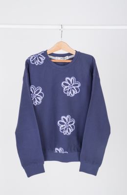 بلوز یکرو پنبه کبریتی آستین افتاده(ست با کد 10706)