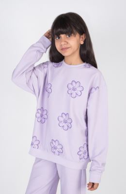 بلوز یکرو پنبه کبریتی آستین افتاده(ست با کد 10706)