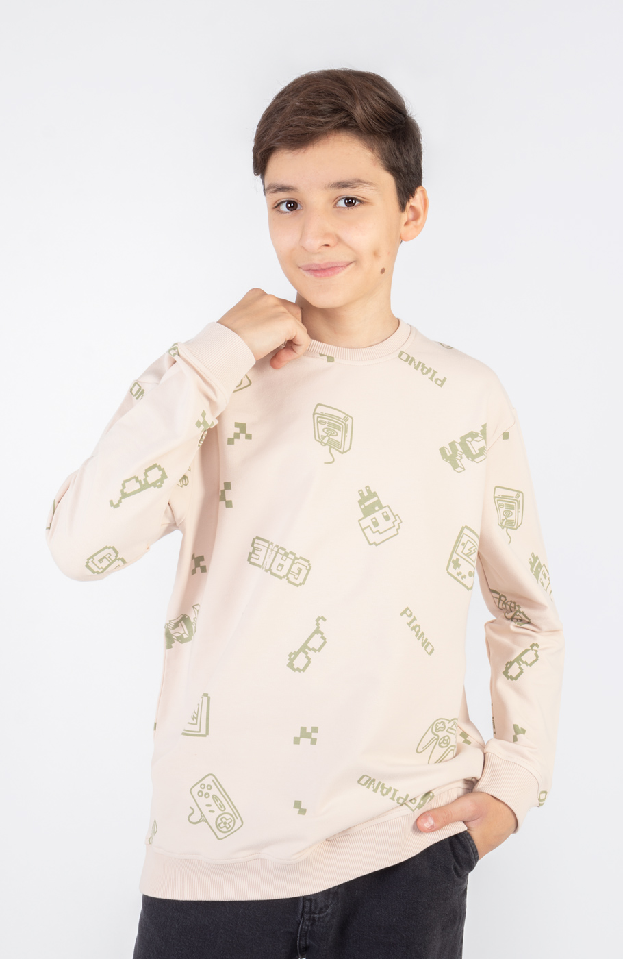 بلوز دورس لایکرا آستین افتاده (ست با کد 11422)