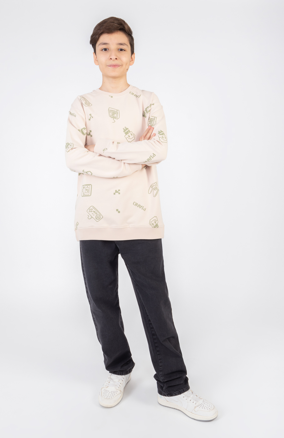 بلوز دورس لایکرا آستین افتاده (ست با کد 11422)