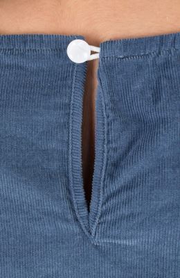 بلوز مخمل کبریتی آستین بلند