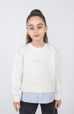 تیشرت آستین بلند دورس لایکرا و آکسفورد