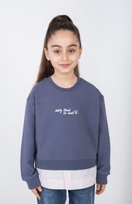 تیشرت آستین بلند دورس لایکرا و آکسفورد