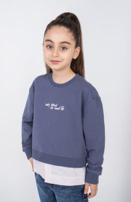 تیشرت آستین بلند دورس لایکرا و آکسفورد