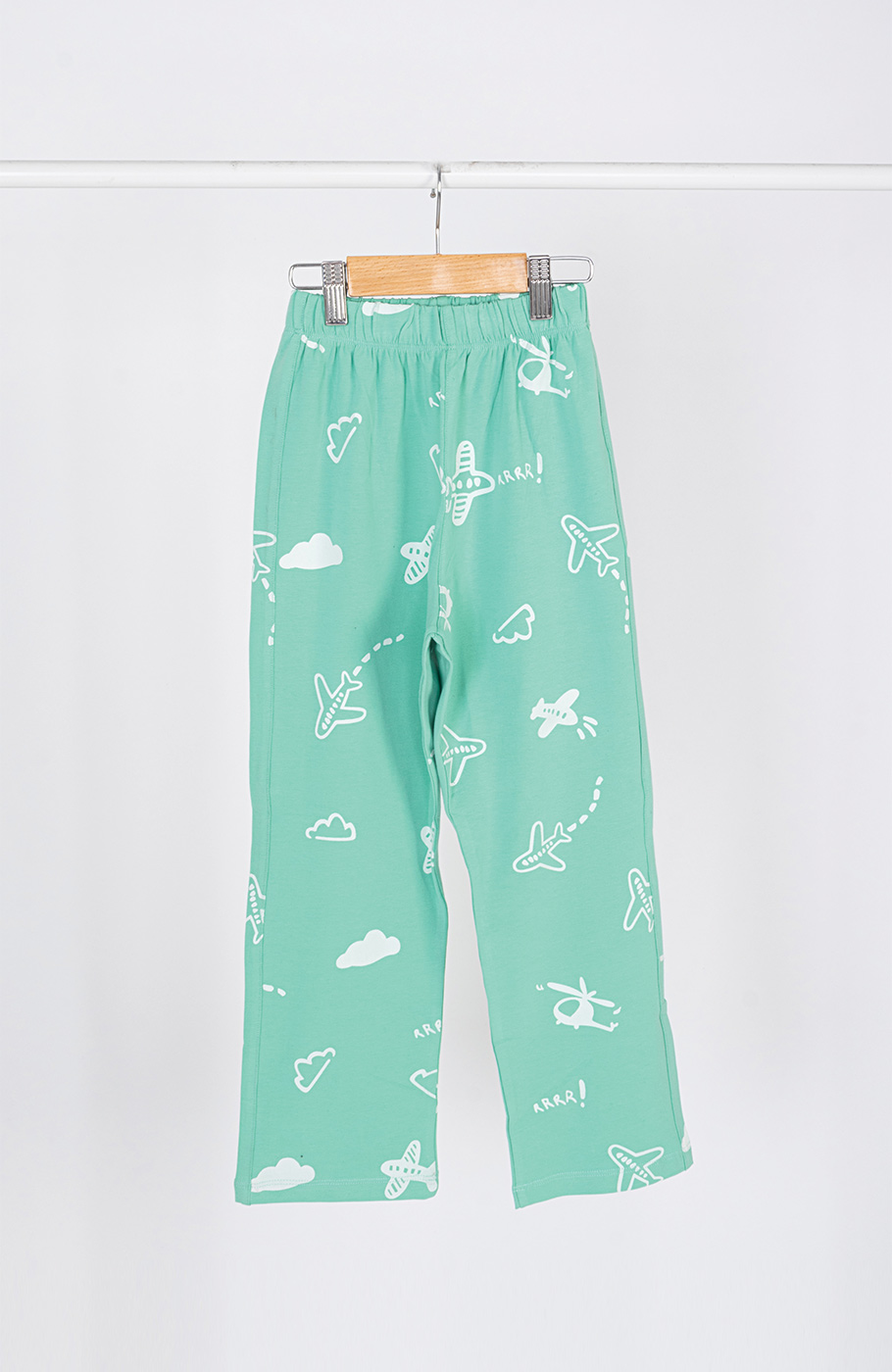 تیشرت آستین بلند و شلوار یکرولایکرا خواب